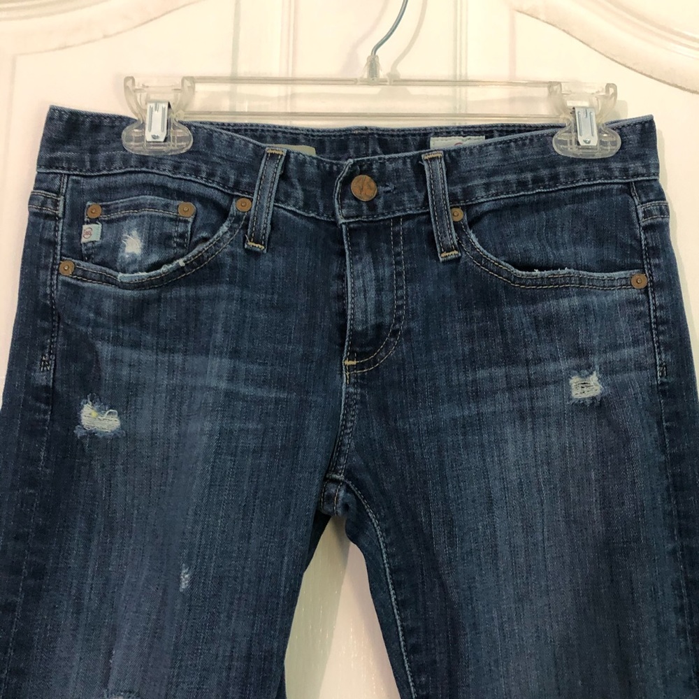 AG GUC jeans distressed the relaxed straight leg - Picture 2 of 4